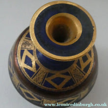 Load image into Gallery viewer, Cornish Studio Pottery. Miniature Gold Lustre PORCELAIN Vase by Mary Rich (1940 - 2022)
