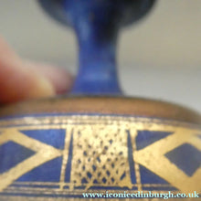 Load image into Gallery viewer, Cornish Studio Pottery. Miniature Gold Lustre PORCELAIN Vase by Mary Rich (1940 - 2022)
