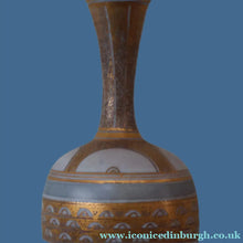 Load image into Gallery viewer, Cornish Studio Pottery. Miniature Gold Lustre PORCELAIN Vase by Mary Rich (1940 - 2022)
