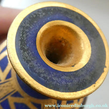 Load image into Gallery viewer, Cornish Studio Pottery. Miniature Gold Lustre PORCELAIN Vase by Mary Rich (1940 - 2022)
