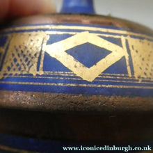 Load image into Gallery viewer, Cornish Studio Pottery. Miniature Gold Lustre PORCELAIN Vase by Mary Rich (1940 - 2022)
