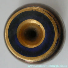 Load image into Gallery viewer, Cornish Studio Pottery. Miniature Gold Lustre PORCELAIN Vase by Mary Rich (1940 - 2022)
