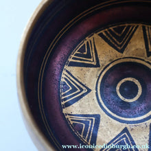 Load image into Gallery viewer, Cornish Studio Pottery. Small Black and Gold Lustre PORCELAIN Footed Bowl by Mary Rich (1940 - 2022)
