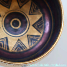 Load image into Gallery viewer, Cornish Studio Pottery. Small Black and Gold Lustre PORCELAIN Footed Bowl by Mary Rich (1940 - 2022)
