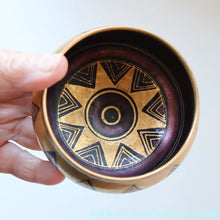 Load image into Gallery viewer, Cornish Studio Pottery. Small Black and Gold Lustre PORCELAIN Footed Bowl by Mary Rich (1940 - 2022)
