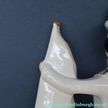 Load image into Gallery viewer, CRIMEAN WAR Interest. 1850s Antique Staffordshire Figurine of a Scottish Soldier with Raised Flag. SCOTLAND'S PRIDE
