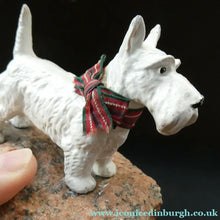 Load image into Gallery viewer, 1930s Cold Painted Spelter Scottish Terrier Scottie Dog
