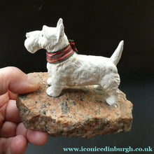 Load image into Gallery viewer, 1930s Cold Painted Spelter Scottish Terrier Scottie Dog
