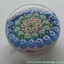 Load image into Gallery viewer, Cute Little MINIATURE Scottish Strathearn Glass Paperweight. 1970s
