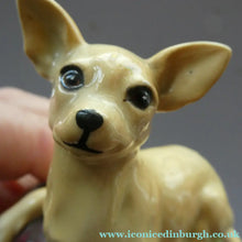 Load image into Gallery viewer, Vintage BESWICK Figurine of a Little Chihuahua Dog Lying on a Cushion
