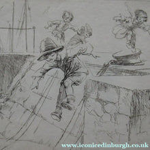 Load image into Gallery viewer, Eileen Soper Original Drypoint Etching Follow My Leader Pencil Signed
