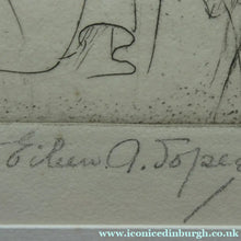 Load image into Gallery viewer, Cute Original Etching by EILEEN ALICE SOPER (1905 - 1990). Bedtime. Published 1922. Signed in Pencil - British Prints
