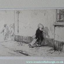Load image into Gallery viewer, 1920s Original Eileen Soper Etching Adversity Pencil Signed
