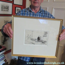 Load image into Gallery viewer, 1920s Original Eileen Soper Etching Adversity Pencil Signed
