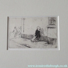 Load image into Gallery viewer, 1920s Original Eileen Soper Etching Adversity Pencil Signed
