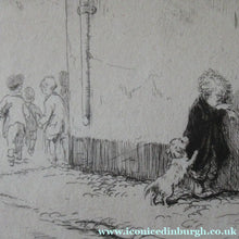 Load image into Gallery viewer, 1920s Original Eileen Soper Etching Adversity Pencil Signed
