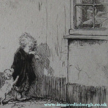 Load image into Gallery viewer, 1920s Original Eileen Soper Etching Adversity Pencil Signed

