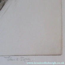 Load image into Gallery viewer, 1920s Original Eileen Soper Etching Tobogganing Pencil Signed
