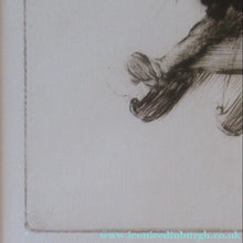 Load image into Gallery viewer, 1920s Original Eileen Soper Etching Tobogganing Pencil Signed
