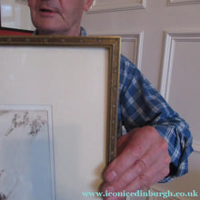Load image into Gallery viewer, 1920s Original Eileen Soper Etching Tobogganing Pencil Signed
