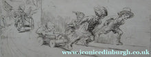 Load image into Gallery viewer, Eileen Soper Drypoint Etching Go Cart Rate 1920s Pencil Signed
