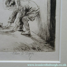 Load image into Gallery viewer, Eileen Soper Drypoint Etching The Stray Cat Signed in Pencil
