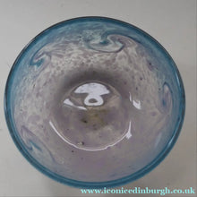 Load image into Gallery viewer, D/ Fabulous Little X ZA Shape Antique Scottish Monart Glass Bowl. With Original Paper Label on the Base
