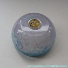 Load image into Gallery viewer, D/ Fabulous Little X ZA Shape Antique Scottish Monart Glass Bowl. With Original Paper Label on the Base
