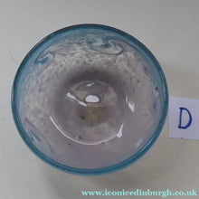 Load image into Gallery viewer, D/ Fabulous Little X ZA Shape Antique Scottish Monart Glass Bowl. With Original Paper Label on the Base

