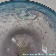 Load image into Gallery viewer, D/ Fabulous Little X ZA Shape Antique Scottish Monart Glass Bowl. With Original Paper Label on the Base
