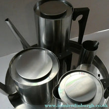 Load image into Gallery viewer, Vintage 1960s Arne Jacobsen CYLINDA Coffee and Tea Service with Tray 
