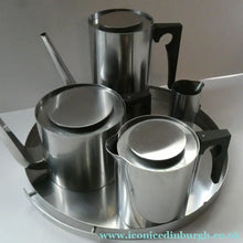Load image into Gallery viewer, Vintage 1960s Arne Jacobsen CYLINDA Coffee and Tea Service with Tray 
