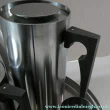 Load image into Gallery viewer, Vintage 1960s Arne Jacobsen CYLINDA Coffee and Tea Service with Tray 
