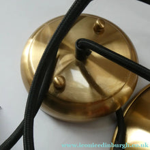 Load image into Gallery viewer, Contemporary Danish Metal Pendant Hanging Light Shade. Copperised Metal BROSTE COPENHAGEN
