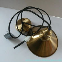 Load image into Gallery viewer, Contemporary Danish Metal Pendant Hanging Light Shade. Copperised Metal BROSTE COPENHAGEN
