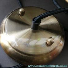 Load image into Gallery viewer, Contemporary Danish Metal Pendant Hanging Light Shade. Copperised Metal BROSTE COPENHAGEN
