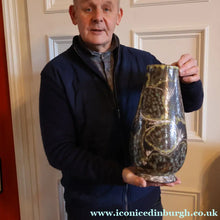 Load image into Gallery viewer, DANISH POTTERY. Large 1950s Soholm Pottery Sculpture Vase. Signed by Svend Aage Jensen. 13 1/4 inches
