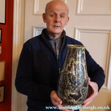 Load image into Gallery viewer, DANISH POTTERY. Large 1950s Soholm Pottery Sculpture Vase. Signed by Svend Aage Jensen. 13 1/4 inches
