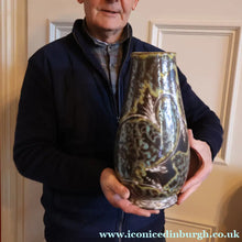 Load image into Gallery viewer, DANISH POTTERY. Large 1950s Soholm Pottery Sculpture Vase. Signed by Svend Aage Jensen. 13 1/4 inches
