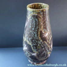 Load image into Gallery viewer, DANISH POTTERY. Large 1950s Soholm Pottery Sculpture Vase. Signed by Svend Aage Jensen. 13 1/4 inches
