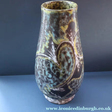 Load image into Gallery viewer, DANISH POTTERY. Large 1950s Soholm Pottery Sculpture Vase. Signed by Svend Aage Jensen. 13 1/4 inches
