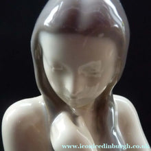 Load image into Gallery viewer, DANISH Royal Copenhagen / Bing and Grondahl Rare 1950s Figurine of The Little Mermaid (Nude on Steps)
