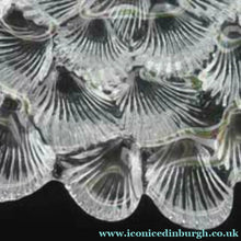 Load image into Gallery viewer, DANISH Royal Copenhagen Vintage Bi-valve Clear Crystal Bowl
