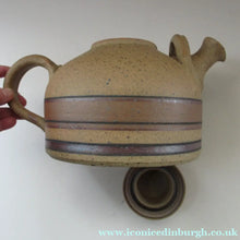 Load image into Gallery viewer, 1970s Danish Studio Pottery Teapot by Jesper Packness, Denmark. Copenhagen
