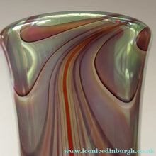 Load image into Gallery viewer, Vintage Okra Vase British Studio Glass by David Barras
