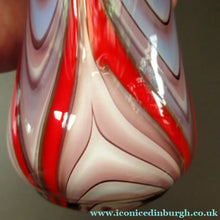 Load image into Gallery viewer, Vintage Okra Vase British Studio Glass by David Barras
