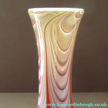 Load image into Gallery viewer, Vintage Okra Vase British Studio Glass by David Barras
