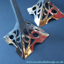 Load image into Gallery viewer, Decorative Silver Plate Pair of Vintage ART NOUVEAU WMF Style of Candlesticks
