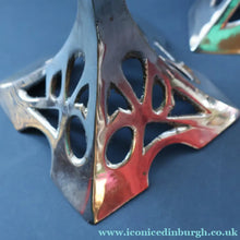 Load image into Gallery viewer, Decorative Silver Plate Pair of Vintage ART NOUVEAU WMF Style of Candlesticks
