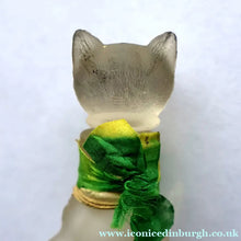 Load image into Gallery viewer, 1920s CUSSONS Miniature Cat Perfume Bottle or Flacon. Wembley Empire Exhibition Interest 1924
